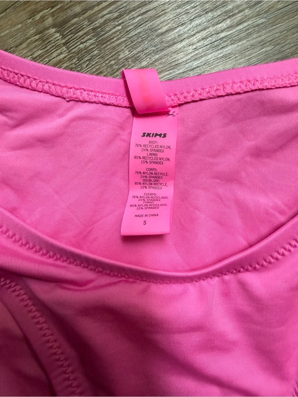 Skims swim top and bottom set size Small